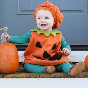 Pottery Barn Kids Baby Pumpkin Costume